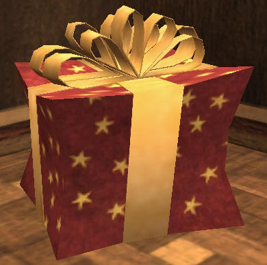 Red and gold decorative Frostfell gift box Event Frostfell Frostfell  20SP 0