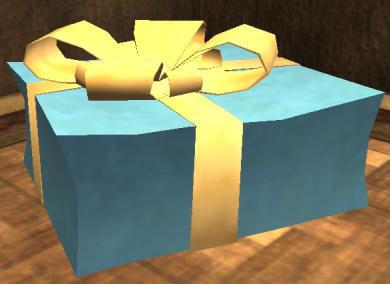 Blue decorative Frostfell gift box Event Frostfell Frostfell  20SP 0